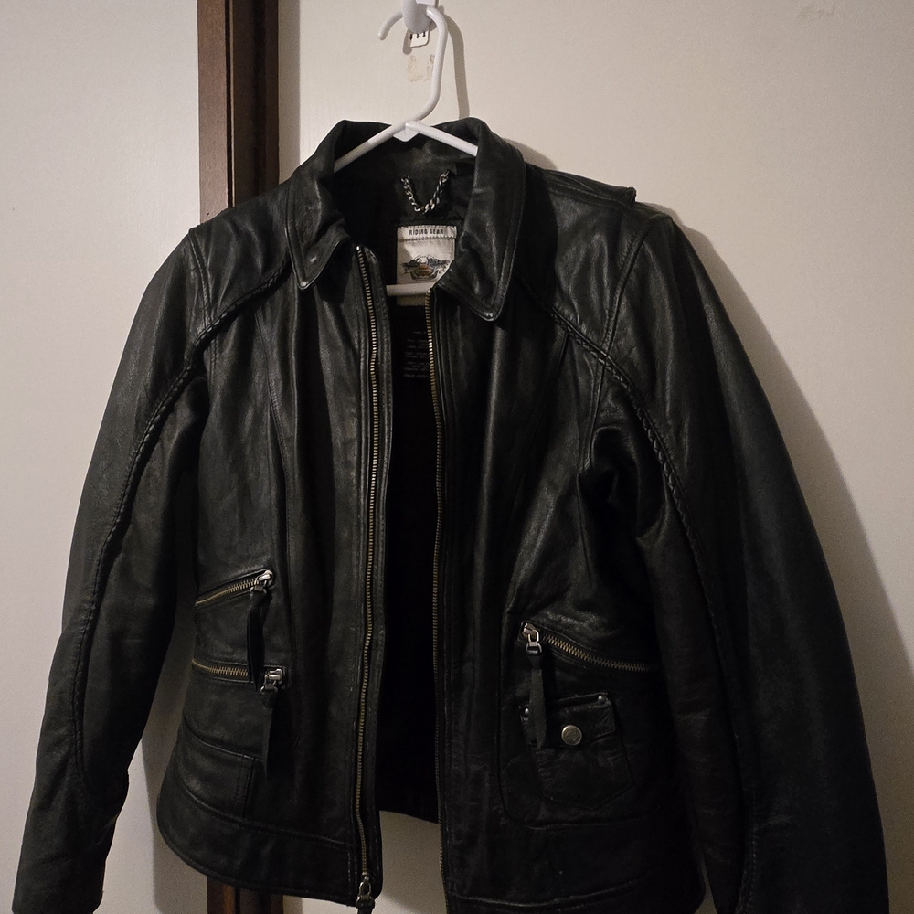 Harley-Davidson Black Leather Jacket for Women
